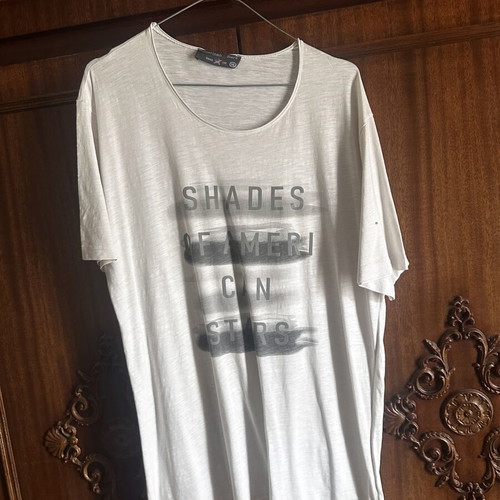 American stars short-sleeve t-shirt like new, size XXXL, white