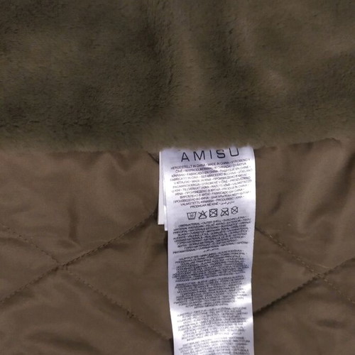 Hooded jacket size 34 like new, khaki