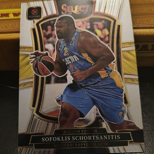 Sofoklis Schortsianitis Maccabi Premier lvl Silver 2025-26 Panini Select Euroleague Base card new