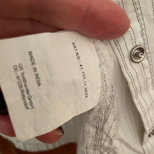 S.Oliver Women's Shirt No.S Like New White Beige