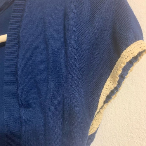 Bolero top like new, blue, size M