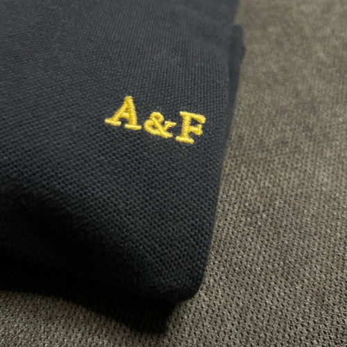 Abercrombie & Fitch men's blue short-sleeve polo like new