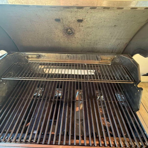 Mr Grill Me barbecue refurbished with hood and rotisserie