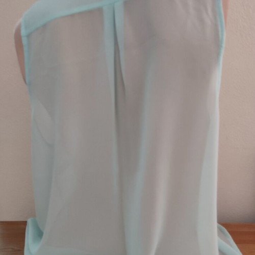 Pink Woman sleeveless shirt Large mint color new