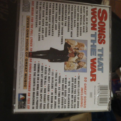 CD 50 Songs That Won The War used