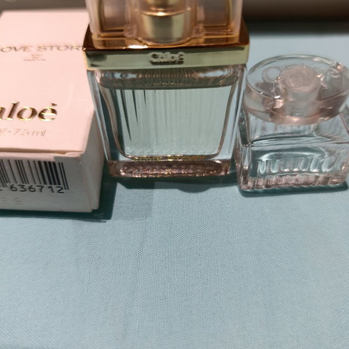 Chloe Love Story mini perfume used, 7.5 ml Eau de Parfum