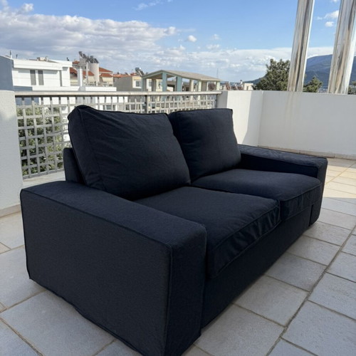 IKEA KIVIK Two-Seater Sofa Like New Dark Gray Cover