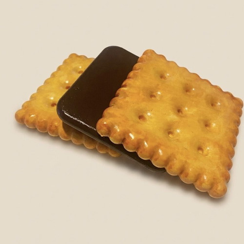 Biscuit Coasters Handmade Set of 3