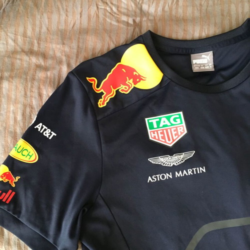 Puma Red Bull Racing Shirt Men M used, Aston Martin Formula 1 Jersey