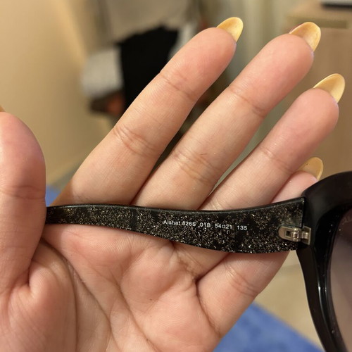 Roberto Cavalli Aishat SRC826 01B 54 21 sunglasses used, black frame