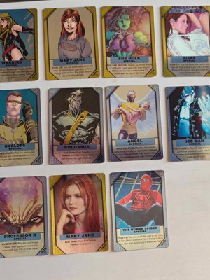 Marvel Recharge cards like new, set of 16 foil