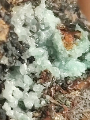 Adamite-Smithsonite new mineral specimen from Lavrion