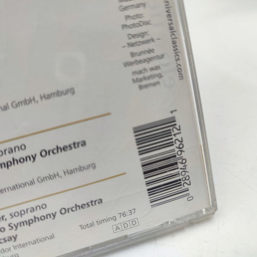 Mozart Requiem Laudate Dominum Exsultate Jubilate CD like new