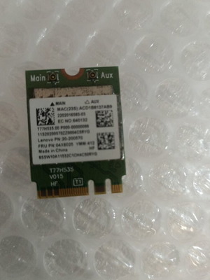 Lenovo FRU 04X6025 Realtek RTL8723BE M.2 NGFF wireless Wi-Fi and Bluetooth card