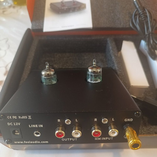 Tube Phono Preamplifier Fosi Audio Box X4 new with full packaging
