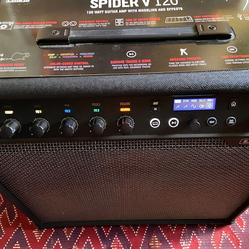 Line 6 Spider V 120 Combo guitar amplifier like new