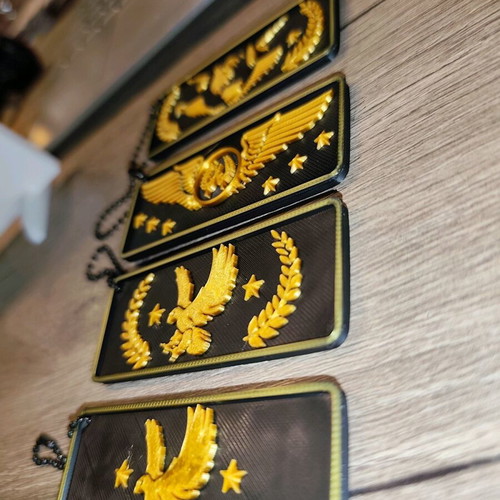 CS2 / CS:GO Collectible Rank Tags 4-piece set new