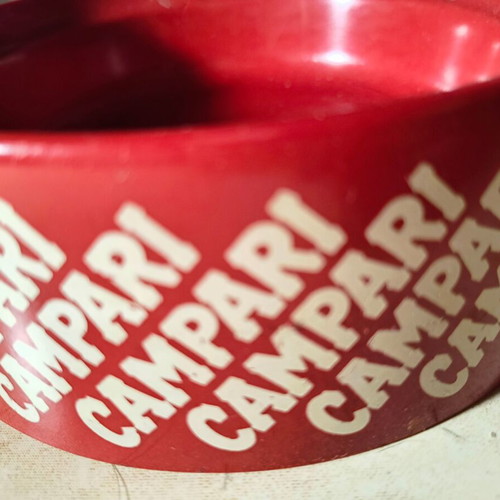Campari ashtray like new from the 80s