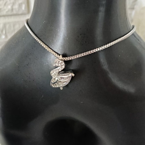 Necklace new, gray color