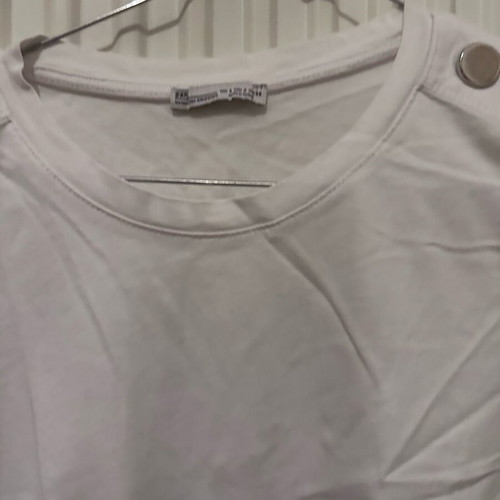 Zara T shirt used, white, size S