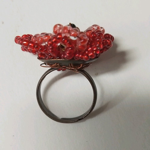 Ring new, red