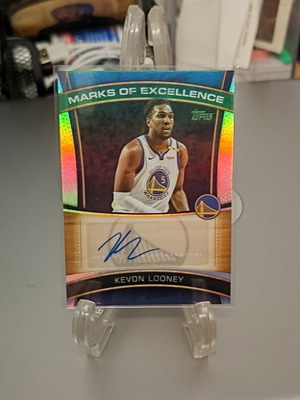 Kevon Looney Autograph Marks of Excellence 2025 TOPPS card new