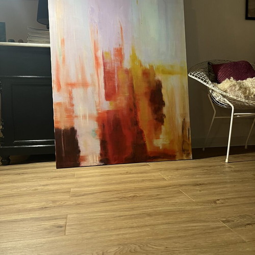 Painting 90cm x 120cm abstract acrylic colors new