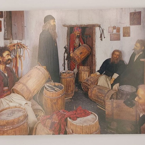 Συλλεκτικές κάρτ ποστάλ από το Μουσείο Κέρινων Ομοιωμάτων Βρέλλη σαν καινούργιες, πακέτο 9 τεμαχίων