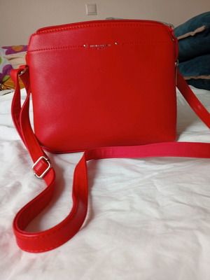 Shoulder bag new, red