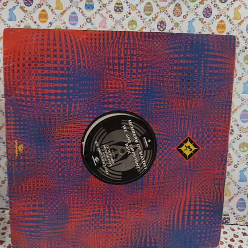 Members Of Mayday We Are Different vinyl record used, electronic