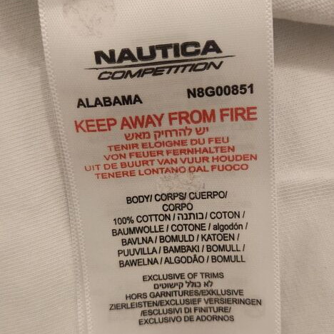 Nautica Competition women's white t-shirt like new, size S-M