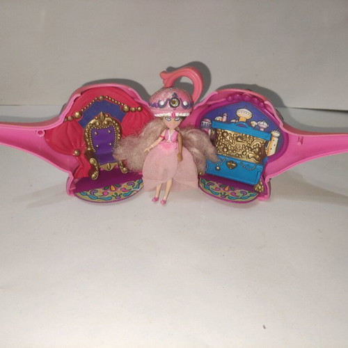 Polly Pocket lamp used with replaced skirt and hand