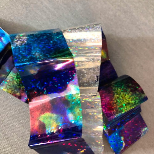 Holo Cracks Nail Art Foil Wrap new nail stickers