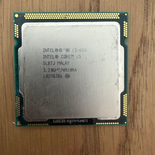 Intel i5 650 processor