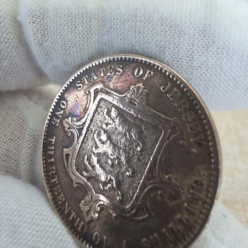 1/13 Shillings 1871 Jersey coin like new