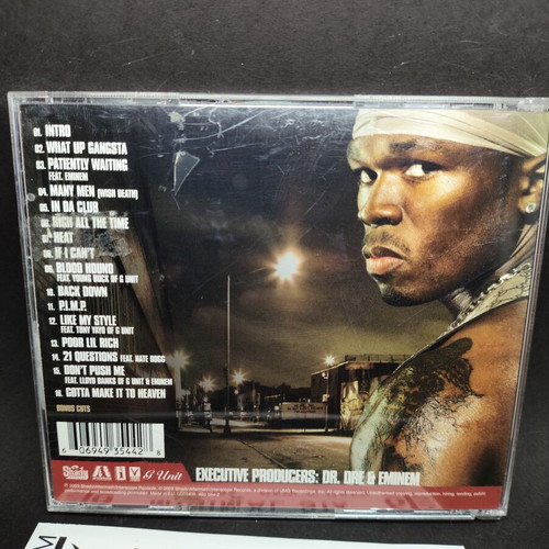 50 Cent Get Rich Or Die Tryin' CD used, hip-hop