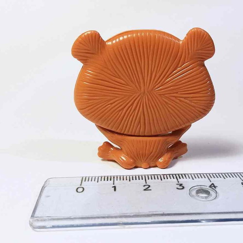 Kinder plastic figure used with scratches and marks