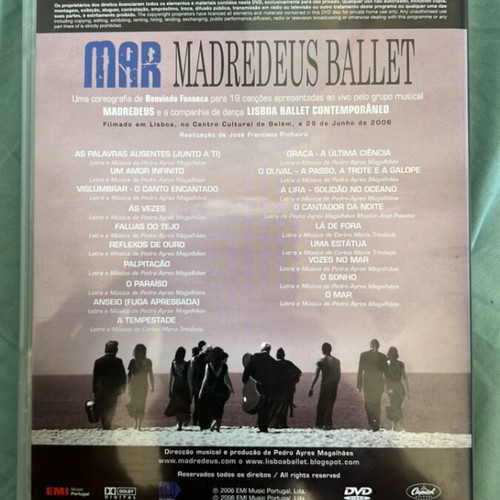 Madredeus Ballet DVD like new