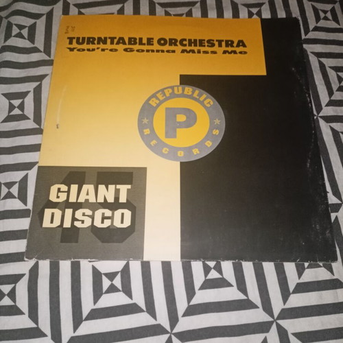 Turntable Orchestra You're Gonna Miss Me 12" Maxi-Single 1988 vinyl
