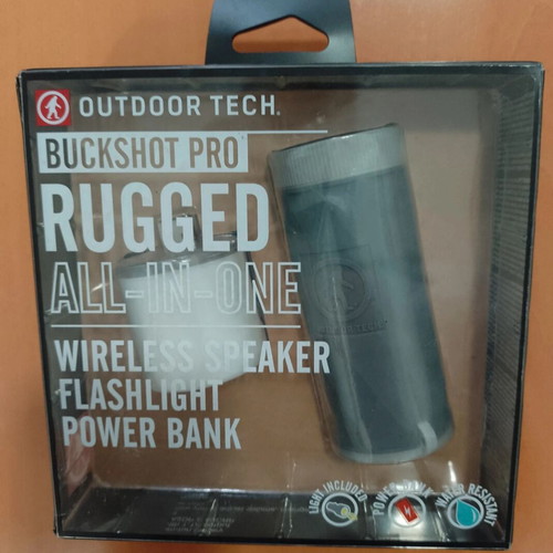 Outdoor Tech Buckshot Pro wireless speaker flashlight power bank new