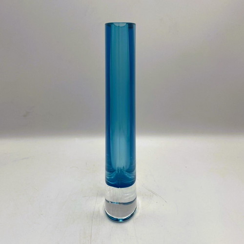 Vintage Art Glass Vase Chimney Mid-Century Modern Like New