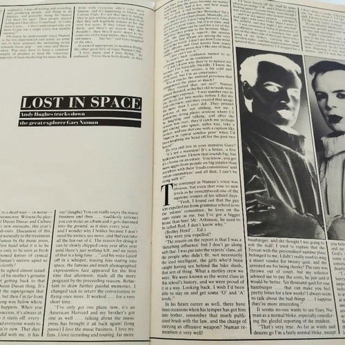 Zigzag Magazine February 1985 used, Cabaret Voltaire, Gary Numan, Jesus Mary Chain