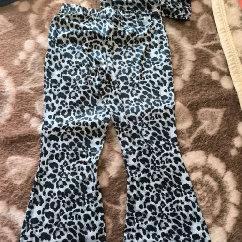 Animal Print Flared Set like new Shein