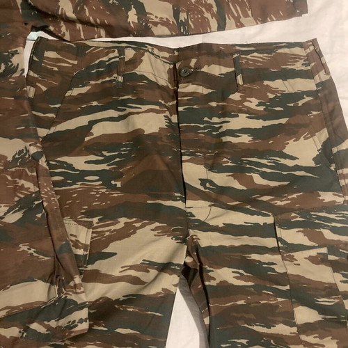 Camouflage jacket and pants set new