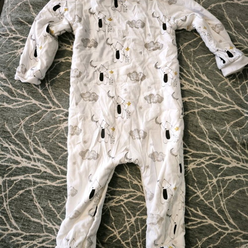 Baby sleeping bag with buttons for 18-24 months, like new