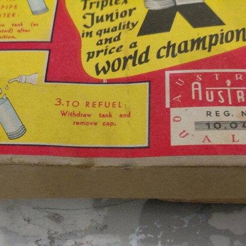 Vintage IMCO paper lighter box used, 1960s