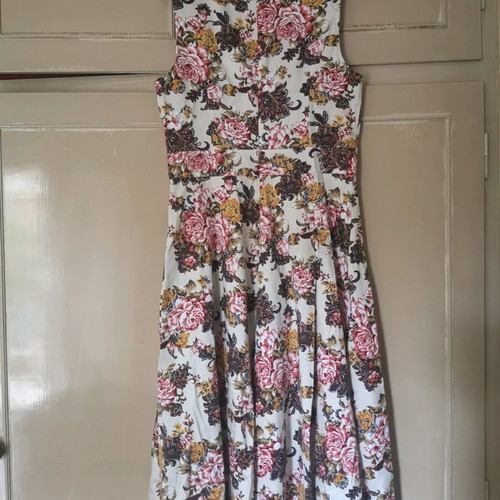 Stella Morgan Vintage Style Floral Midi Dress like new, size UK 12 EU 40