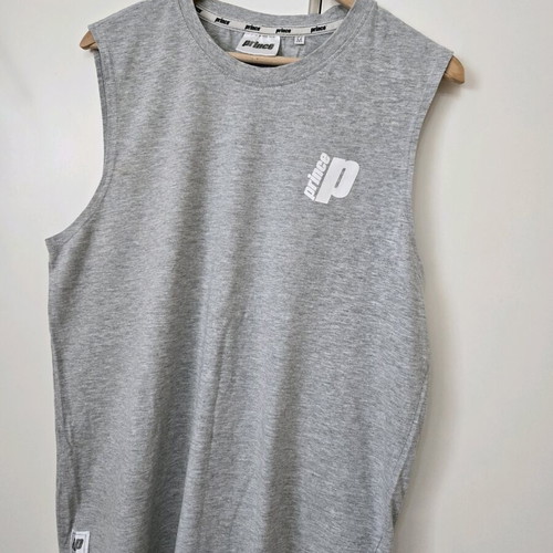 Prince sleeveless t-shirt like new, grey, size medium