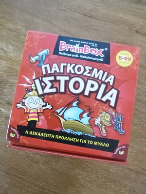 Brain Box World History board game like new