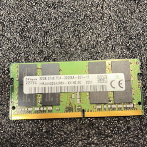 32GB DDR4 Samsung PC4-3200AA SO-DIMM memory like new